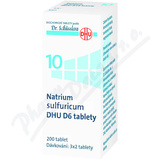 Natrium sulfuricum DHU D5-D30 tbl. nob. 200