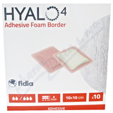 Hyalo4 Silic. Adhes. Border Foam Dress. 10x10cm 10ks
