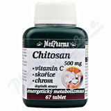 MedPharma Chitosan 500mg+vit. C+chrom tbl. 67