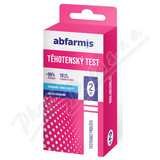 Abfarmis Těhotenský test 10mIU-ml proužek 2ks