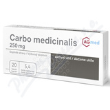 Carbo medicinalis 250mg tbl. 20 AGmed