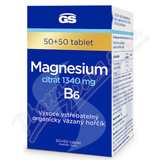 GS Magnesium citrt 1340mg+B6 tbl. 50+50