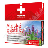 Cemio Alpsk pastilky alvj a vitamin C past. 20