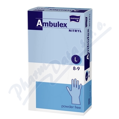 Ambulex Nitryl rukavice nitril.nepudrované L 100ks